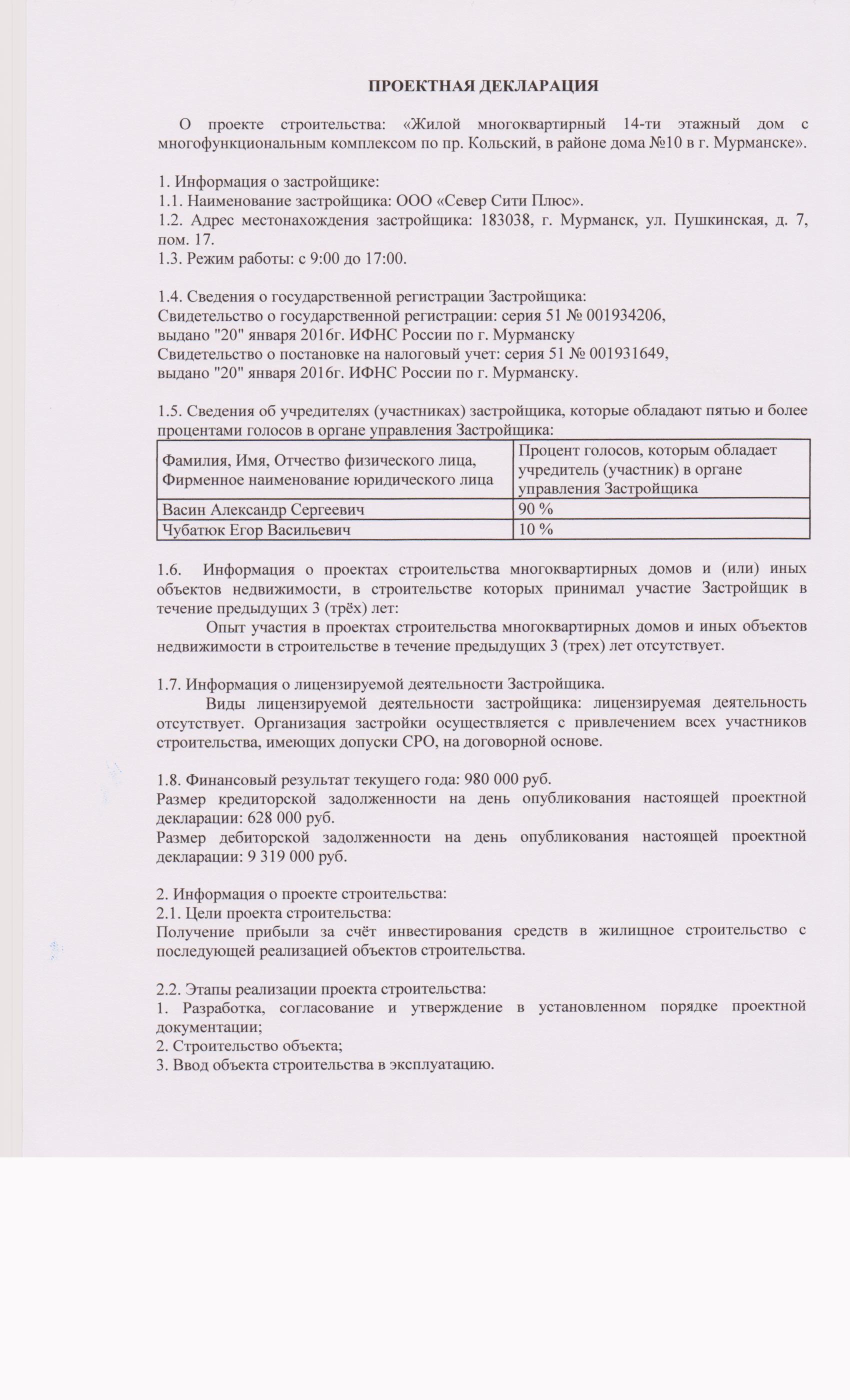 Документация | Недвижимость Мурманск - покупка, продажа, обмен  недвижимости. 